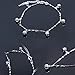 Fashon Women Silver Tone Jingle Bell Anklet Ankle Bracelet Chain 01