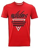 adidas Men's Go to Graphic Tee's, Three Stripes X-Large