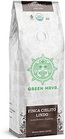 GREEN MAYA Coffee Beans Finca Cielito Lindo 100% Certified Organic Honduran Arabica Coffee