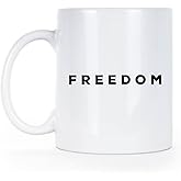 LIBBY'S BENCHMARK27 DESIGNS Freedom Mug USA Charlie Coffee Cup