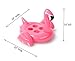 Z11 Flamingo Drink Holder Pool Float, Inflatable Floating Coasters-Best Pool Party, 2 Piece