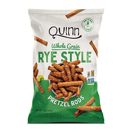 Quinn NonGMO and Gluten Free Pretzels, Deli Style Rye (3 Count