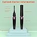 Heated Eyelash Curler, Mozzvas USB Rechargeable Electric Lash Curler for Eyelashes Quick Curling and Long Lasting