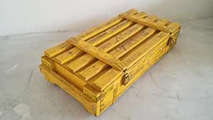 DECOCRAFT SKW8 - Caja de almacenamiento militar para municiones, asas