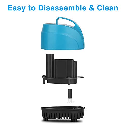 image for KEDSUM 800GPH Submersible Pump (3000L/H,48W), Ultra Quiet Water Pump w