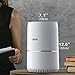 CISNO HEPA  Air Purifier, 3-in-1 True HEPA Filter, Smoke Dust Pet Dander Smell Remover, Home Bedroom Office Air Filtration, Quite and Optional Night Light, US-120V