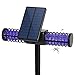 Solarmks MW-0104 Solar Bug Zapper ,with 4 LED UV Bulbs Cordless Security Outdoor Mosquito Killer Lamp