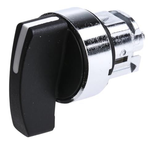 Schneider Electric | ZB4BJ5 - Frontelement für Wahlschalter Drehschalter ZB4, Rückstellung, schwarz, 3 Positionen