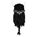 Beard Head Barbarian Pillager Beanie, Black, One Size
