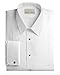 Slim Fit Tuxedo Shirt - 100% Cotton Laydown Collar with French Cuffs