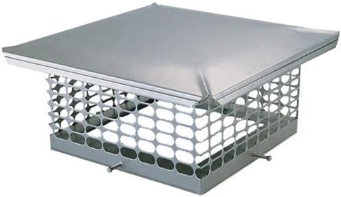 The Forever Cap CCSS1717S 17 x 17-Inch Stainless Steel Single Flue Chimney Cap, Small