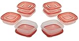 Rubbermaid TakeAlongs 2.9 Cup Sandwich Food Storage Container, Pack of 10