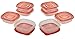Rubbermaid TakeAlongs 2.9 Cup Sandwich Food Storage Container, Pack of 10