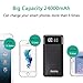 Power Bank Portable Charger 24000mAh Huge Capacity with 2 Output Ultra-Compact Battery Pack Compatible with Samsung Android and More
