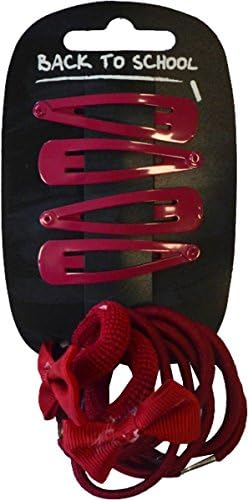 Girls Kids School Hair Bow Ponios Elastic Bobbles Bobble Clips Accessories