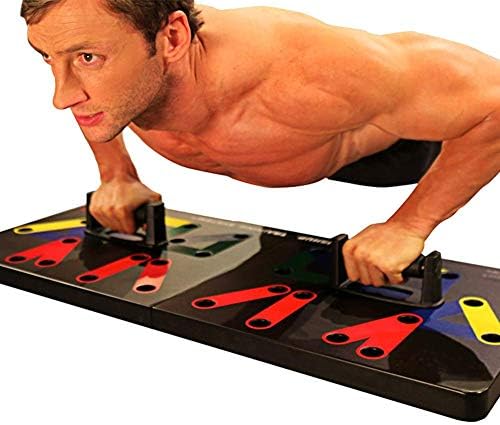 Push Up Board Power Press Pushup Stands Multi-Function I-Shaped with Bar for Home Fitness Equipment