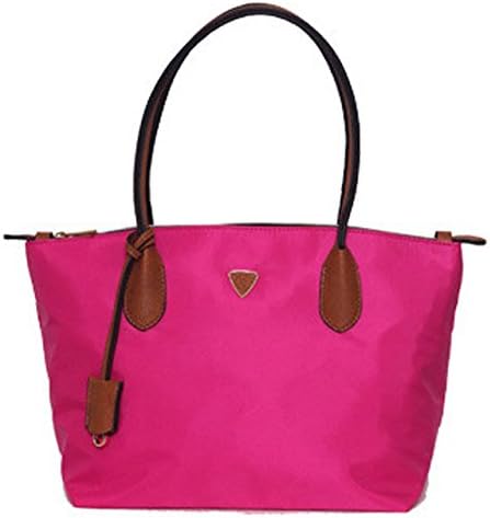 Amazon Highstyle トートバッグ ナイロン レディース 一泊二日 サイズ対応 撥水加工ナイロン大型バッグ ピンク トート バッグ