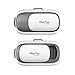 HooToo VR Headset 3D Glasses Virtual Reality Box for iPhone, Samsung, Moto, LG, Nexus, HTC - Black/White