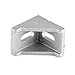 10pcs 3030 Aluminum Alloy Corner Brackets Right Angle Joint Brace Fastener for Furniture Doors and (35×35×28mm)
