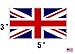 Rogue River Tactical UK United Kingdom Flag Sticker Great Britain British Union Jack Auto Car Window Decal Bumper Sticker (3x5
