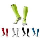 TULUO Kids 5 Pair Knee High Soccer Sports Team Tube Socks Long Stockings Towel Bottom Sox Football Socks ( 7-14 Years Little Kid / Big Kid )