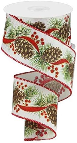 Bows & Ribbons - Wired Christmas Ribbon - 2 1/2