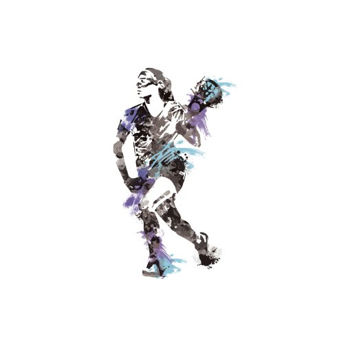 RoomMates Women's Lacrosse Champion Peel and Stick Giant Wall Decals