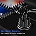Car Charger, Carlion 4.8A/24W Dual USB Car Charger Adapter Fast Charging Alloy Shell Mini for iPhone Xs MAX/XR/X/8/7/6/Plus, Samsung Galaxy S9/S8/S7, LG G6/G5, HTC, Nexus, iPad (Black)