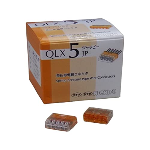 JAPPY 差込形電線コネクタ (クイックロック)橙透明 50個 QLX5-JP-OCL商品画像