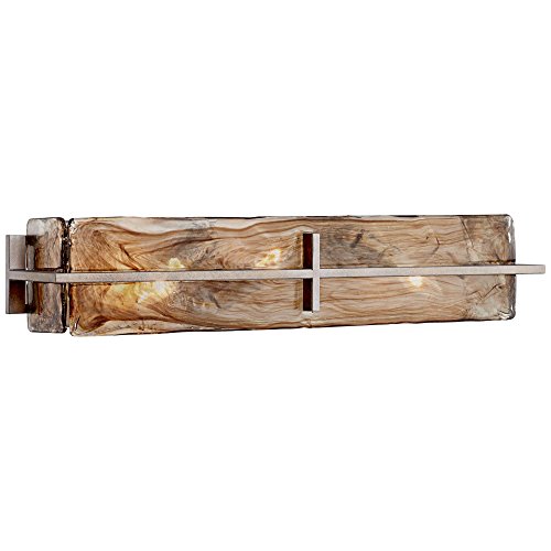 Carlyn Rustic Farmhouse Wall Light Metallic Bronze Hardwired 23 3/4