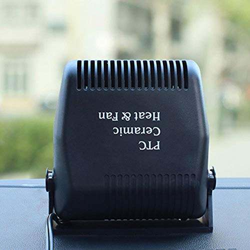 Lesgos 12V Portable Car Heater, 150W 2 in 1 Vehicle Windshield Defogger Defrostere, 30s Fast Heating Auto Ceramic Heater Cooling Fan Plug in Cigarette Lighter for Automobile Trucks RV SUV - Thumbnail 7