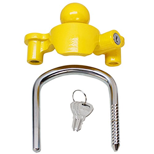 Coupler Lock Trailer Boat RV Hitch Theft Protection