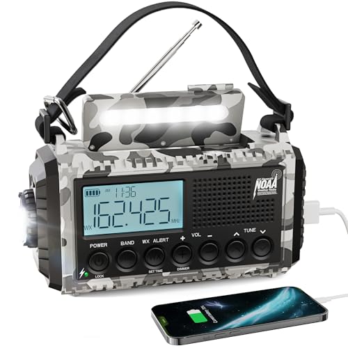 Raynic Solar Radio /44400mwh Battery Operated Weather