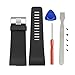 BeneStellar Fitbit Surge Band, Newest TPU Bracelet Strap Small&Large Replacement Band for Fitbit Surge Watch Fitness Tracker WatchBand Wristband Accessories (Black, Small(5.5