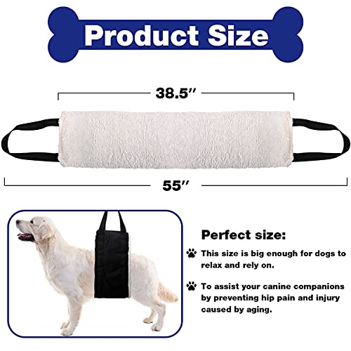 Portable Canine Sling for Hind Legs, Dog Harness Help to Lift Rear Legs