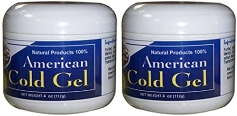 American Natural Cold Gel 2 PACK 4 oz Excessive Body Fat Burner Reducer