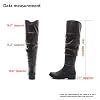 Savaii-Womens-Round-Toe-Low-Heel-Knee-High-and-Up-Boots