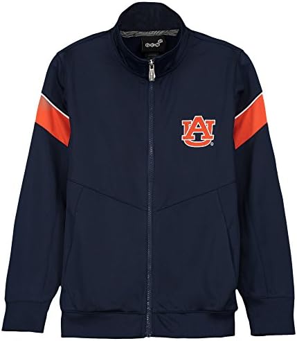 Auburn Tigers Boys Youth Precision Full-Zip Track Jacket - Navy (Yth L - 14/16)
