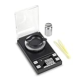 Digital Milligram Scale 50 x 0.001g,NEWACALOX High