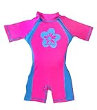 Girls Pink/blue Floating Swimsuit Flotation Suit Size Large Age 5.5-7.5 Years