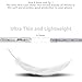 Hotbin Ultra Slim Flexible PC Back TPU Bumper Thin Transparent Protective Clear Rubber Case for iPhone 6/6s - Clear