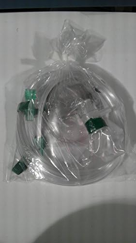 Pediatric Oxygen Mask, Vinyl Under-the-chin Style, High Concentration, Rebreather Mask(no Valves) with 7' Tubing