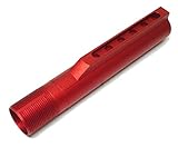 PC-armament, Model 4/15 .223 5.56 6 Position tube extension. Anodized RED.