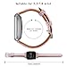 Joyozy Genuine Leather Bands Compatible with Fitbit Versa&Fitbit Versa 2 &Fitbit Versa SE&New Fitbit Versa Lite Smartwatch,Replacement for Accessories Fitness Strap Women Men(5.5