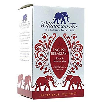 Williamson English Breakfast Tea Bags 50 per Pack