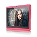 7 Inch Android Tablet PC, 4.2 Jelly Bean, Dual Core, Allwinner A23 CPU, Dual Cameras, 5 Point Capacitive Touch Screen - Pink
