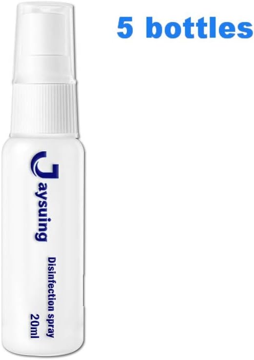 YZG LIFE- 20ML Portable Spray Hand Saniziter,Travel Size Atomize,No Need Water Rinse Free Hand Sanitizer Atomization Convenient(5 Bottles)