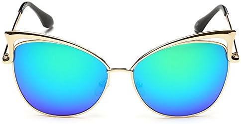 ClearSky Cat Eye Flash Mirror Vintage Design Personality Women's Sunglasses