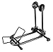 BikeHand Bicycle Floor Parking Rack Stand - for Mountain MTB & Road or Fat Bikes Indoor Outdoor Garage Storage - Max Tire Width 5