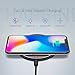 iPhone X/8 Qi Best Wireless Charger Pad Kit by Wuteku New 2018 Upgraded | Stylish Natural Bamboo Wood Look Thin Slim Design | Compatible Samsung and Apple Enabled Devices | Sleep Charging Friendly DB